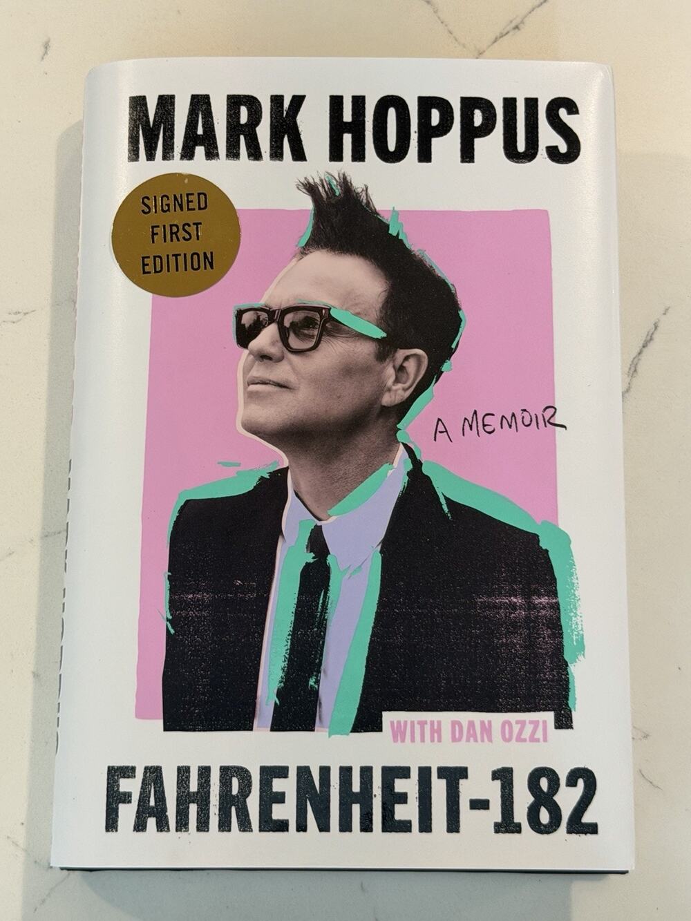 Mark Hoppus Signed Book AUTOGRAPHED Fahrenheit-182 A Memoir Blink 182 #29